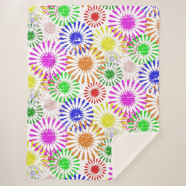 Störende Blume Burst Sherpadecke (Vorderseite)
