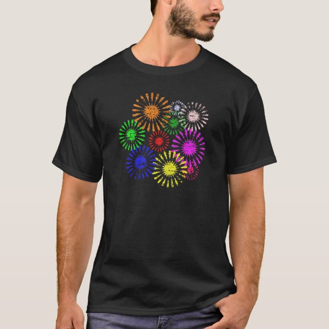 Störende Blume Burst T-Shirt (Vorderseite)