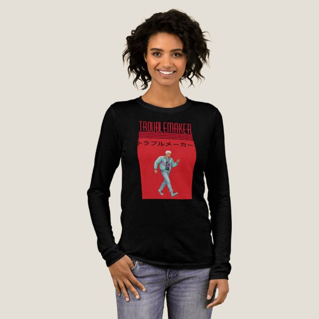 Störenfried  Tri-Blend shirt (Volle Vorderseite)