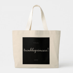 Störenfriedprinzessin! große Tragetasche