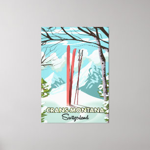 Stores Schweiz Canvas Print Leinwanddruck