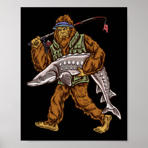 Störfischen Bigfoot Angler Poster