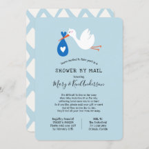 Stork Baby Dusche by Mail