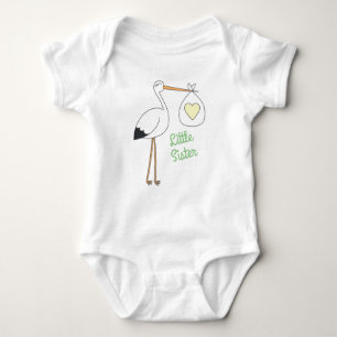 Stork Baby Duwer Green Gender Neutral Baby Strampler