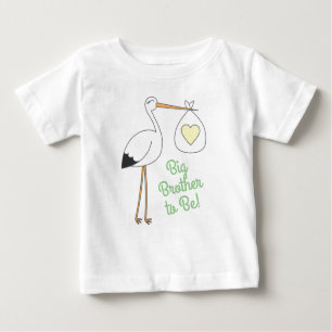 Stork Baby Duwer Green Gender Neutral Baby T-shirt
