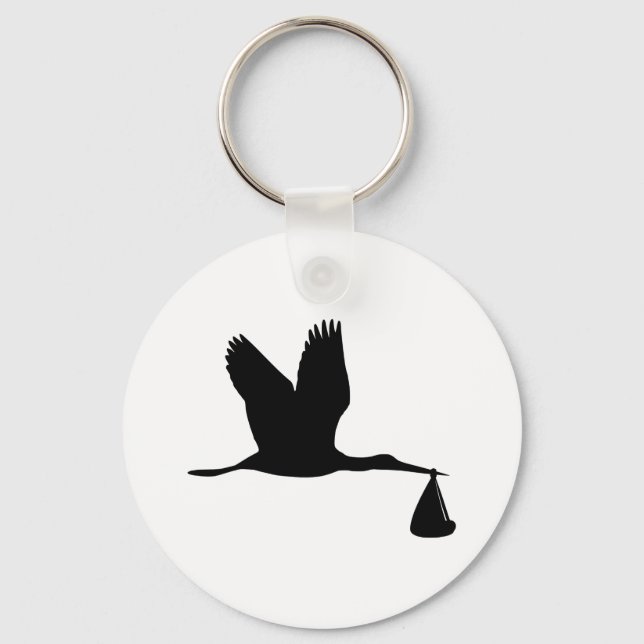 Stork - Baby Schlüsselanhänger (Vorderseite)