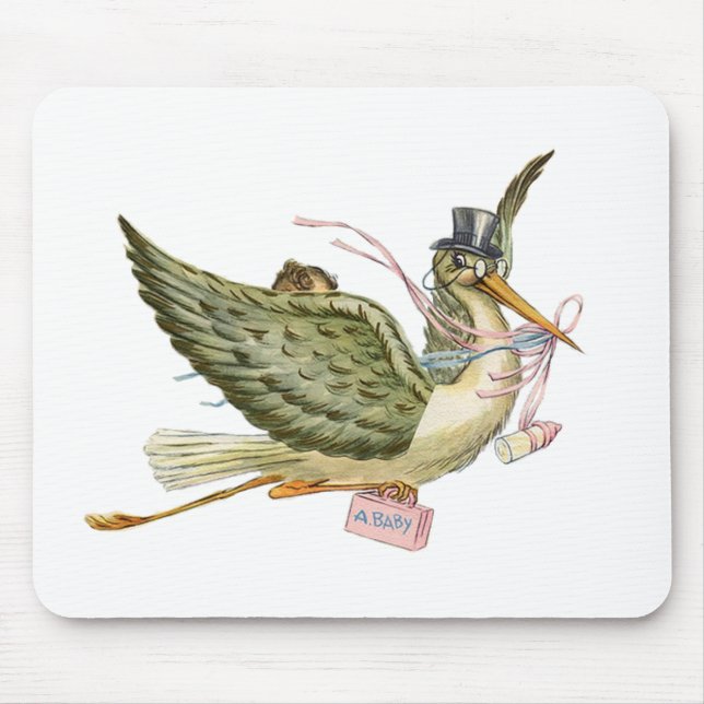 STORK BABY SHOWER MOUSEPAD (Vorne)