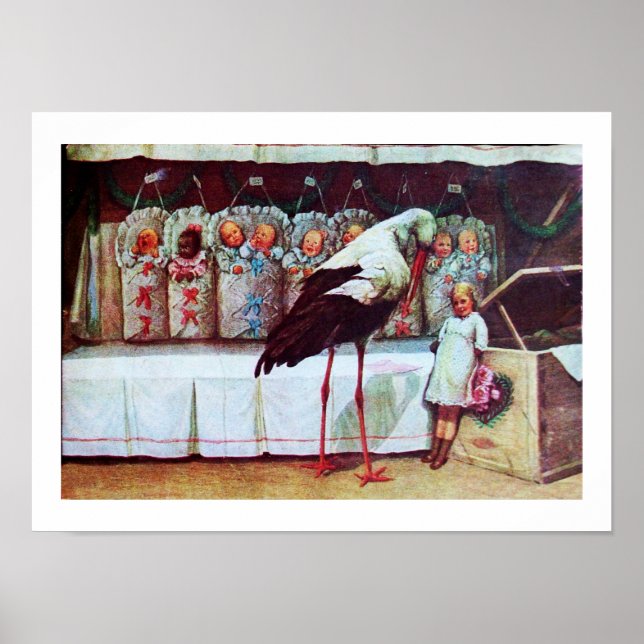 STORK BABY SHOWER New Babys Poster (Vorne)