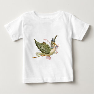 STORK BABY SHOWER T-SHIRT