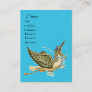 STORK BABY SHOWER VISITENKARTE