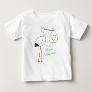 Stork Baby Showfeder T-shirt