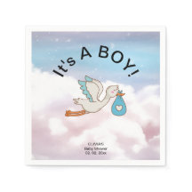 Stork Bird Es ist eine Baby-Dusche