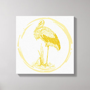 Stork Bird Leinwanddruck