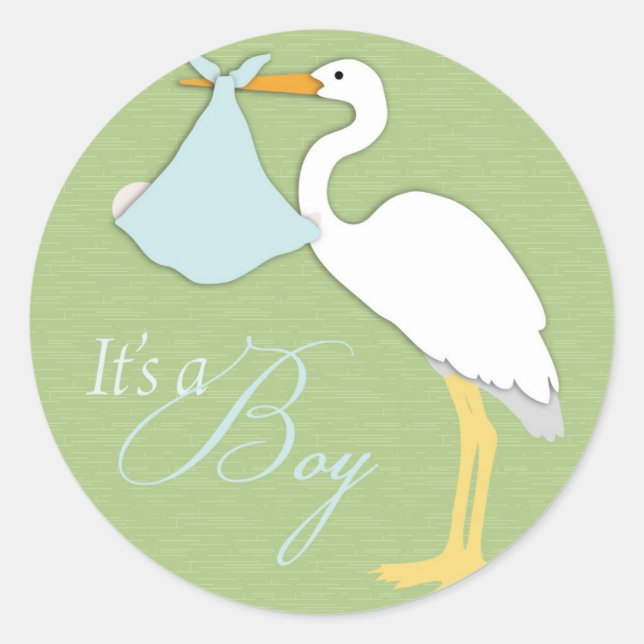 Stork Boy Sticker (Vorderseite)