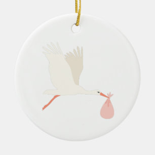 Stork Bundle Keramik Ornament
