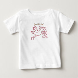Stork Carry Baby Shower Baby T-shirt