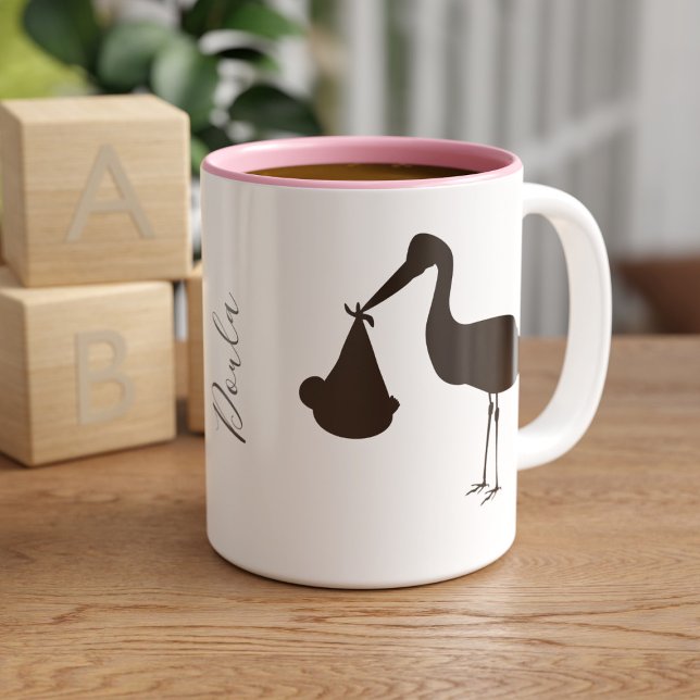 Stork Delivery Baby Nurse Midfrau Doula Tasse (Von Creator hochgeladen)