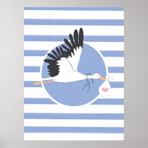 Stork Delivery Medical Office Niedlich Poster OBGY