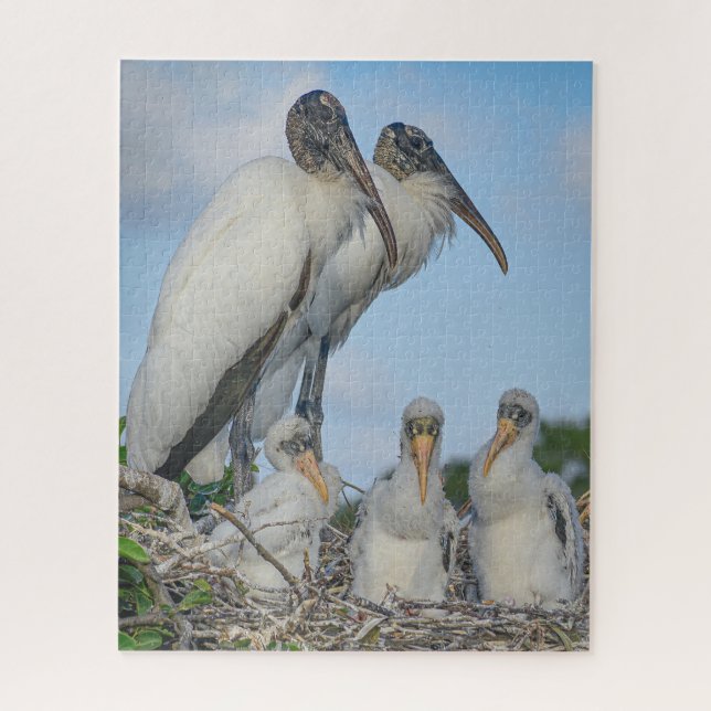 "Stork Family" Puzzle (Vertikal)