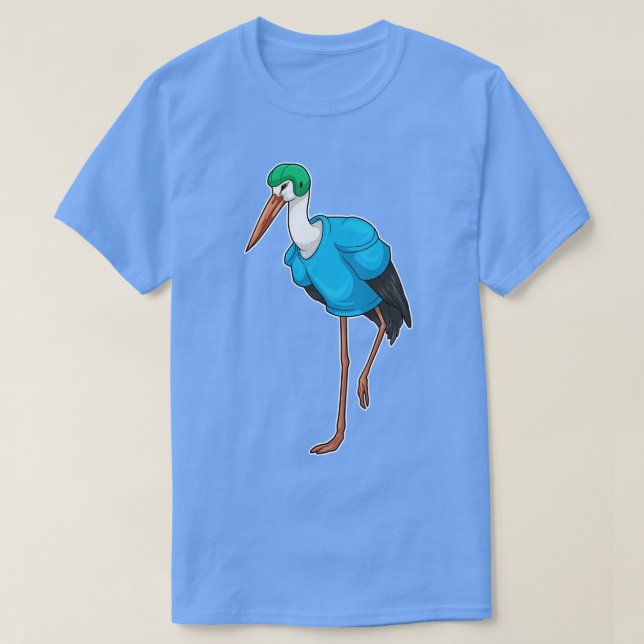Stork Helmet T-Shirt (Design vorne)