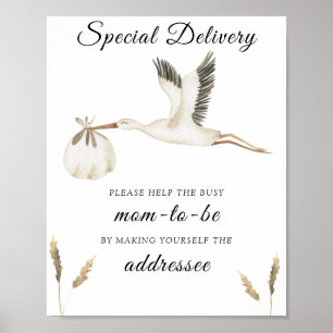 Stork - Hilfe für den geschäftigen Adressaten der Poster