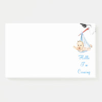 Stork und Baby Post-it® Notes Funny