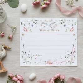 Stork Wildblume Multiband Worte der Weisheitsratge