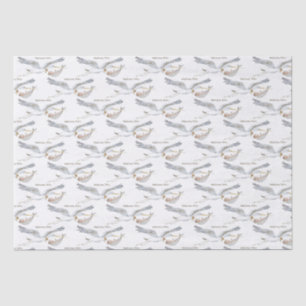 Stork Wildblume Ribbon Babydusche Seidenpapier