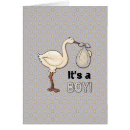Stork with Baby Boy