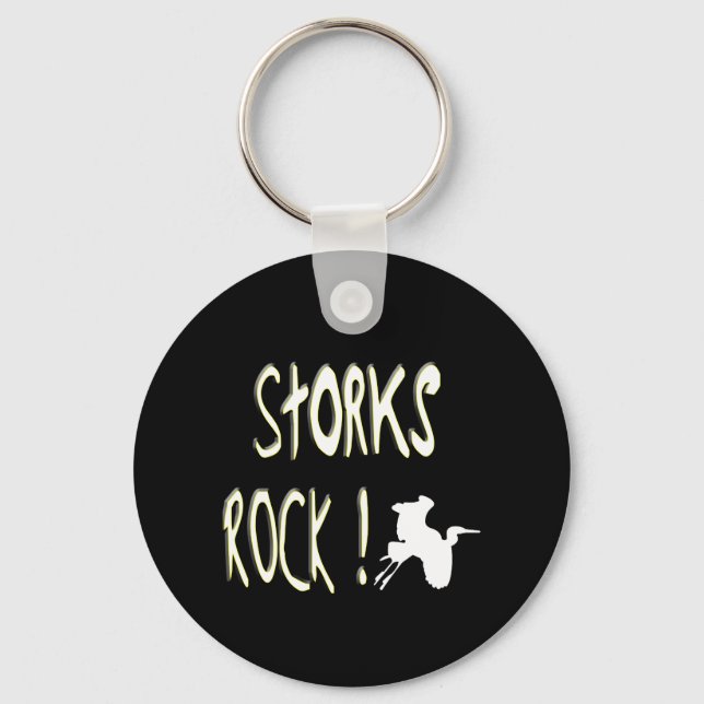 Storks Rock! Schlüsselanhänger (Vorderseite)