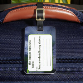 Storm Acrylic Pour Inspiriert Gepäckanhänger