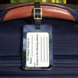 Storm Acrylic Pour Inspiriert Gepäckanhänger