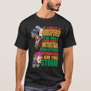 Storm BLM Black African Pride Black History Monat T-Shirt