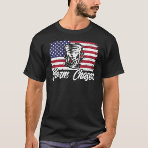 Storm Chaser Hurrikan Meteorologie Storm Chaser US T-Shirt