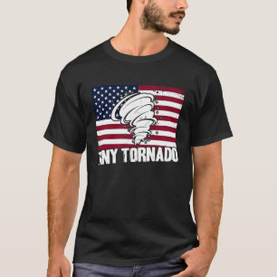 Storm Chaser Hurrikan Meteorologie Tiny Tornado US T-Shirt