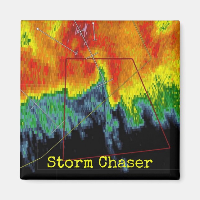 Storm Chaser Radar Image Magnet (Vorne)
