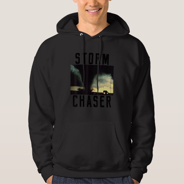 Storm Chaser Tornado Picture Weather Meteorologe Hoodie (Vorderseite)