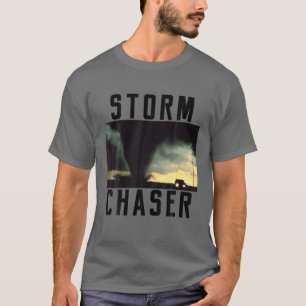 Storm Chaser Tornado Picture Weather Meteorologe T-Shirt