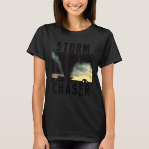 Storm Chaser Tornado Picture Weather Meteorologe T-Shirt