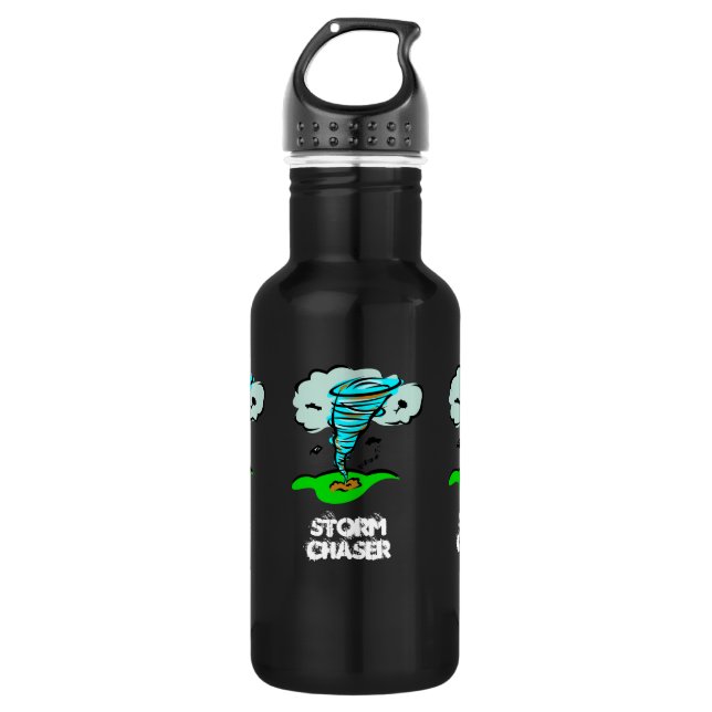 Storm Chaser Tornado Twister Trinkflasche (Vorderseite)