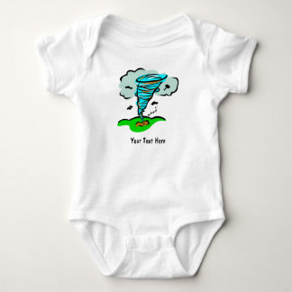 Storm Chaser Tornado Twister Wettermeteorologie Baby Strampler
