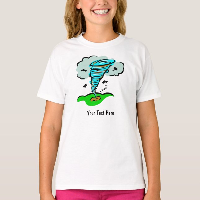 Storm Chaser Tornado Twister Wettermeteorologie T-Shirt (Vorderseite)
