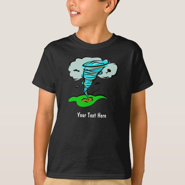 Storm Chaser Tornado Twister Wettermeteorologie T-Shirt (Vorderseite)