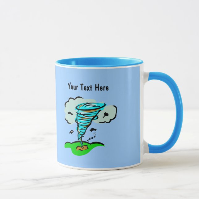 Storm Chaser Tornado Twister Wettermeteorologie Tasse (Rechts)