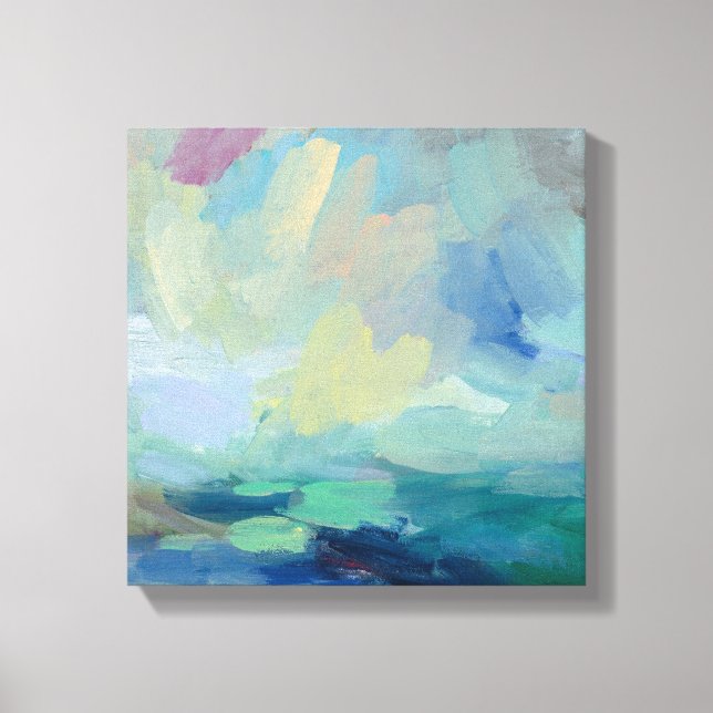 Storm I Abstrakt Print | Silvia Vassileva Leinwanddruck (Vorderseite)