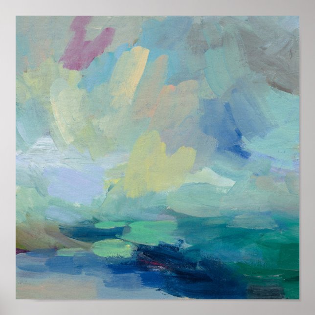 Storm I Abstrakt Print | Silvia Vassileva Poster (Vorne)