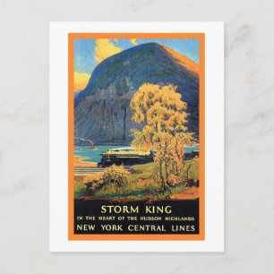 Storm King New Yorker Central Linien Postkarte