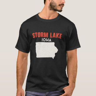 Storm Lake Iowa USA Staat Amerika Reisen Iowa T-Shirt