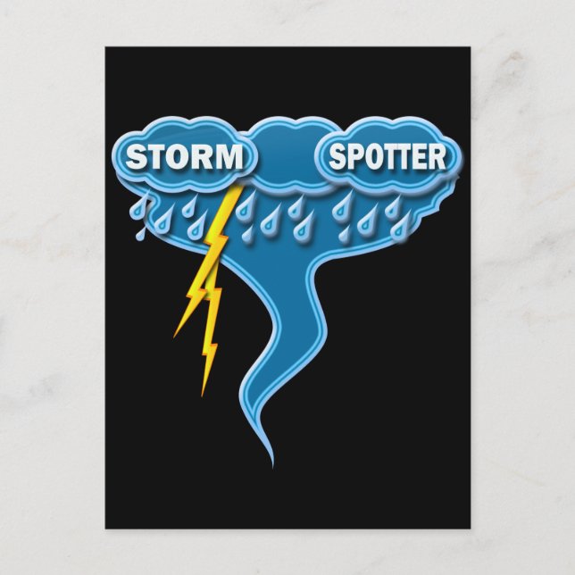 STORM SPOTTER POSTKARTE (Vorderseite)