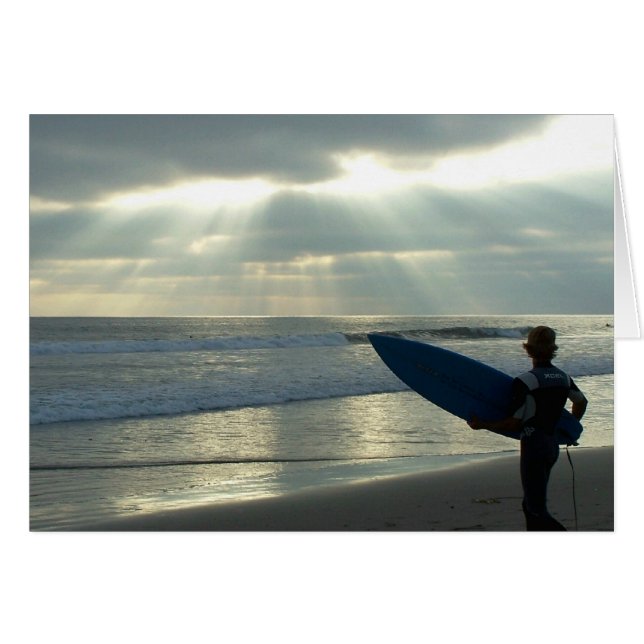 Storm Sunset Card (Vorderseite (Horizontal))
